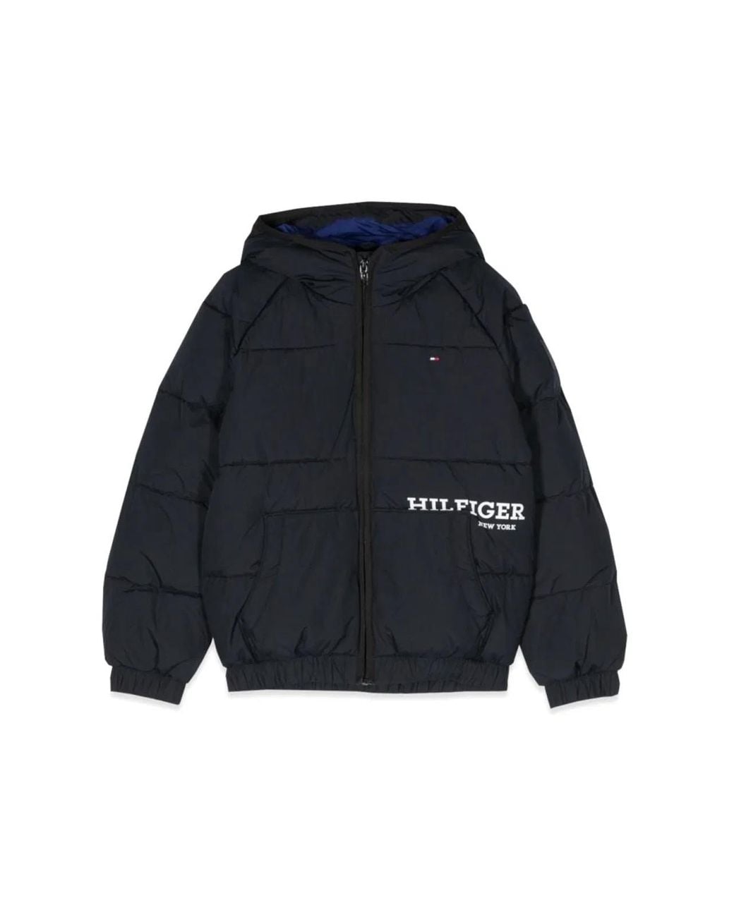 Tommy Hilfiger Blue Logo Padded Jacket