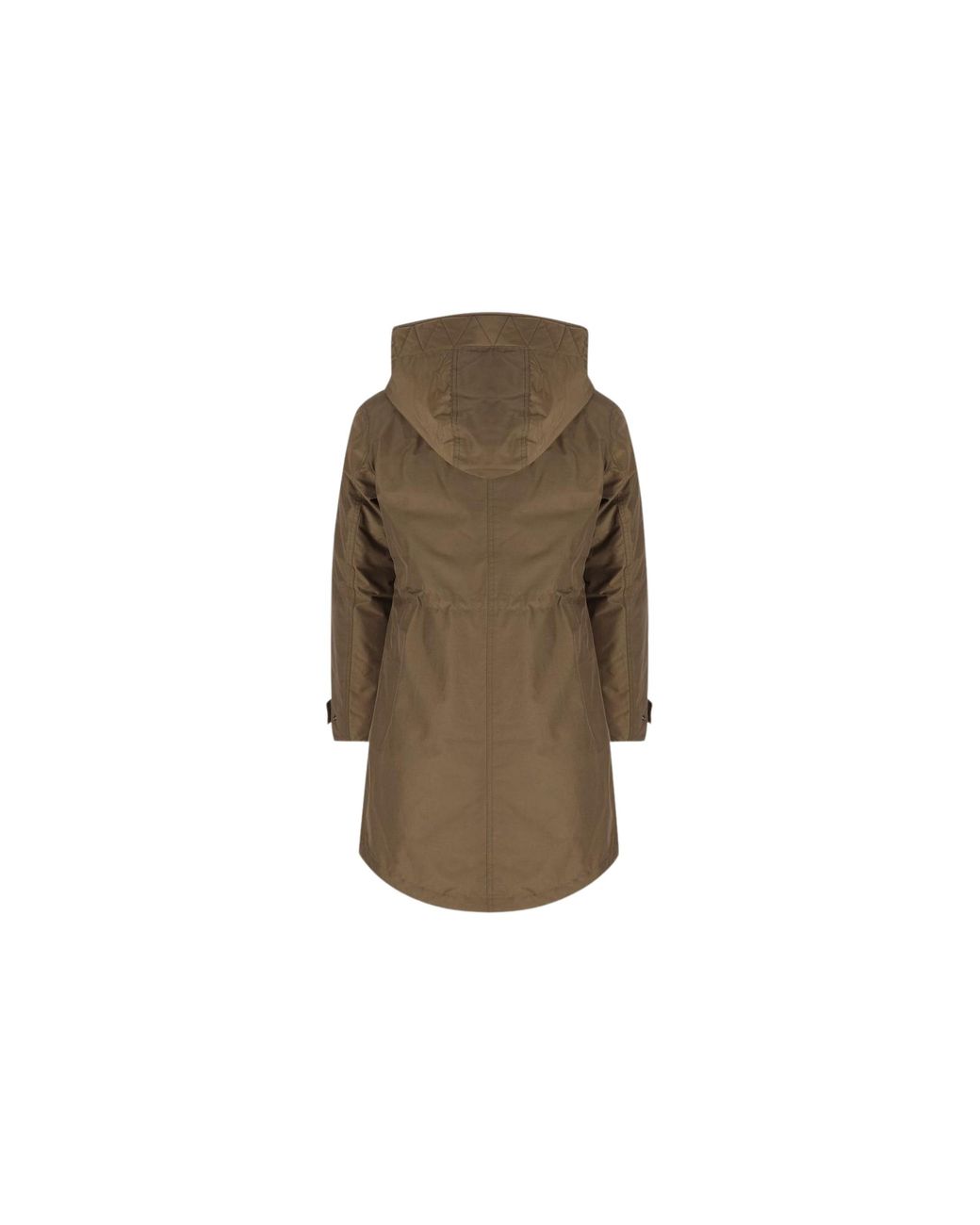 Woolrich Natural Hooded Parka Coat