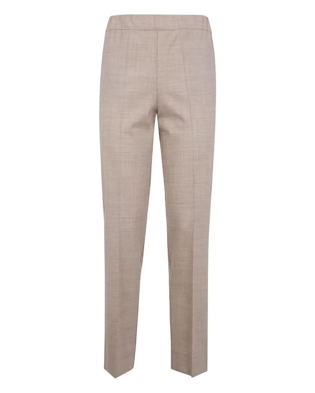 D.exterior Natural Flanel Merinos Basic Trousers