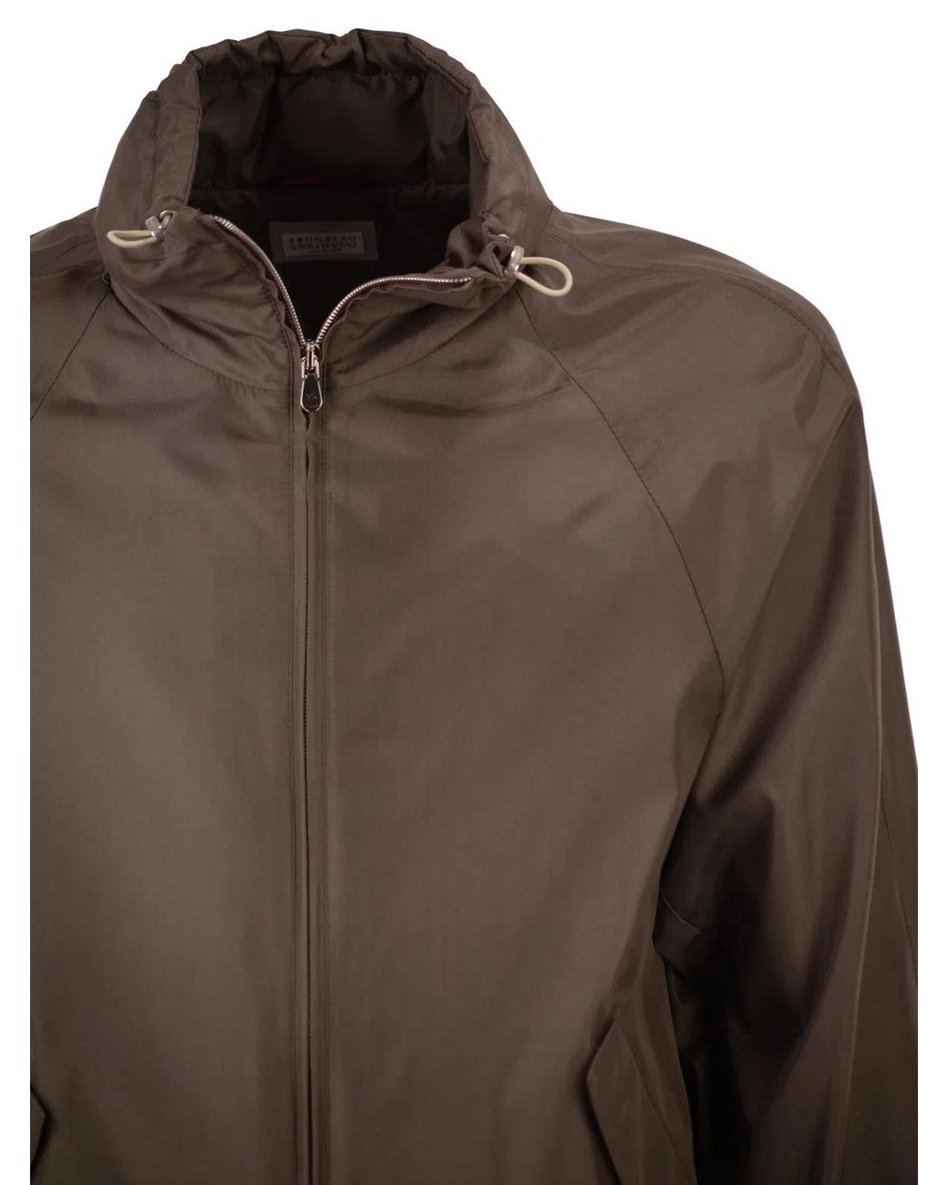 Brunello Cucinelli Brown Unlined Jacket for men