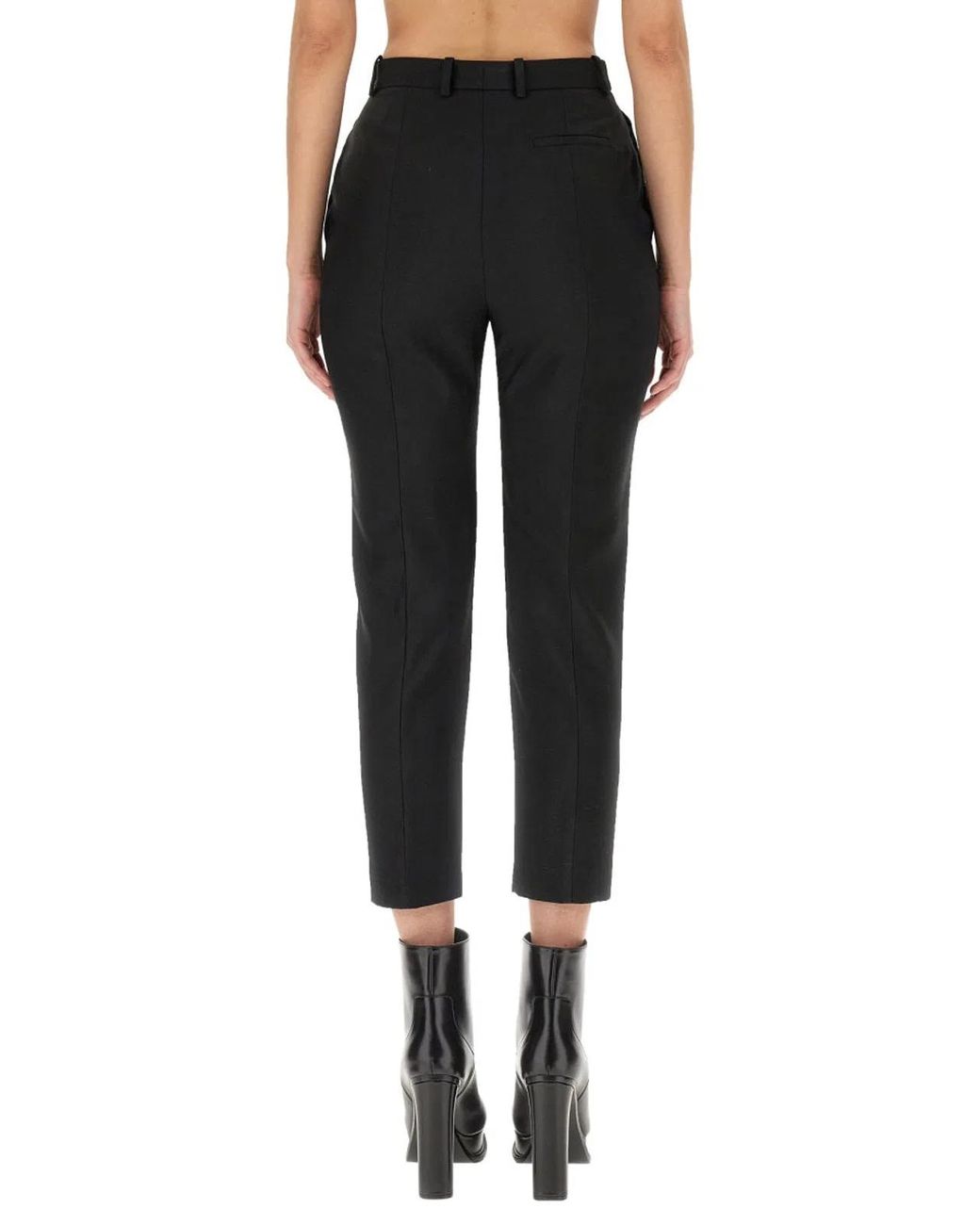 McQueen Black Cigarette Pants