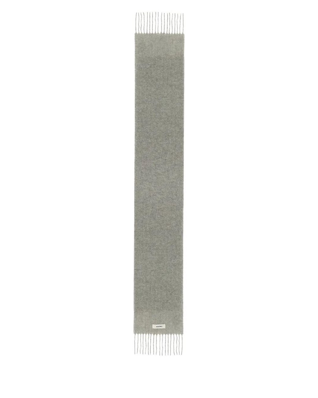 Jacquemus White Scarf Wagon Mohair