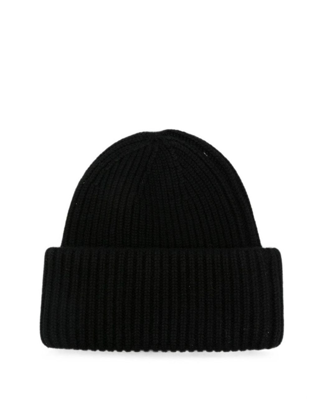 Soft Goat Black Wool Beanie