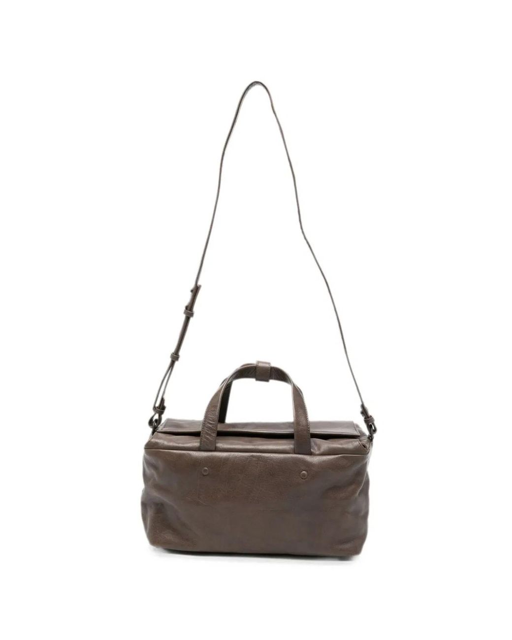 Lihann George White Lili Leather Tote Bag