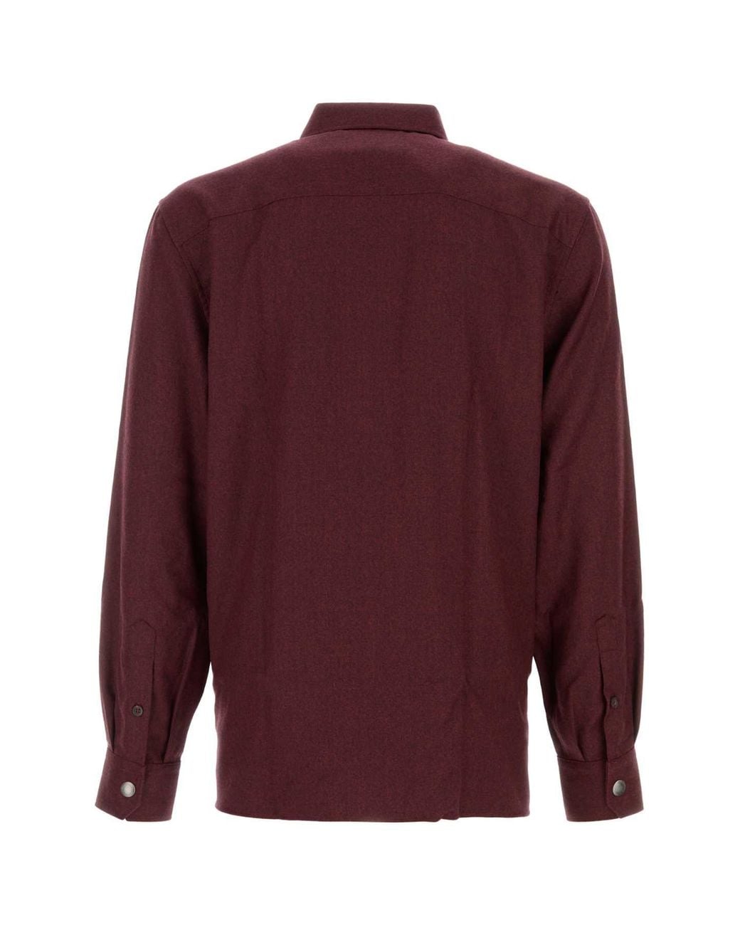Brunello Cucinelli Red Shirt for men
