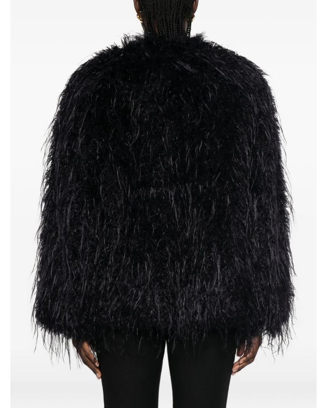 Forte_forte Black Ecofur Blouson Jacket
