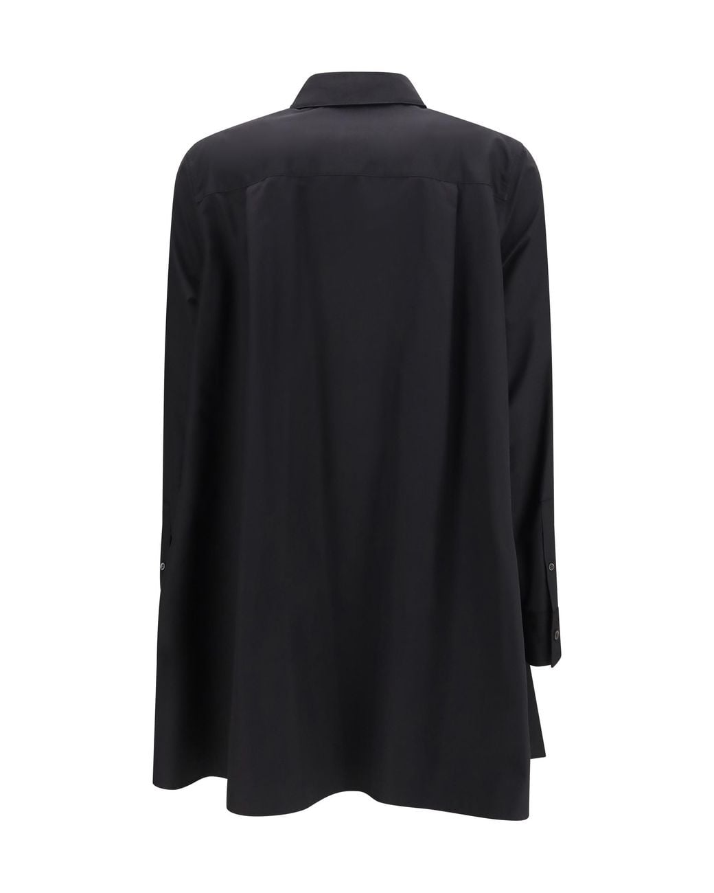Loewe Black Cotton Shirt Dress