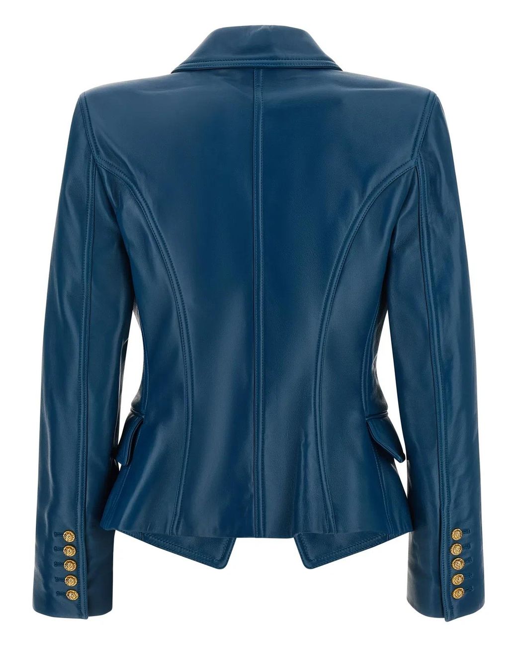 Balmain Blue 'Testa Di Leone' Blazer