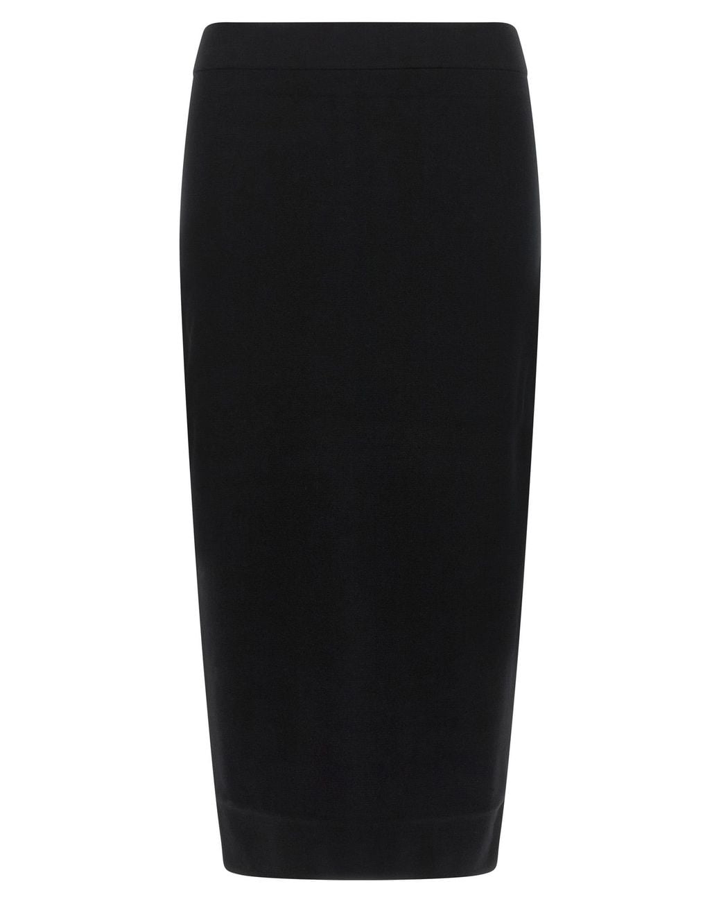 Max Mara Black 'Gamma' Knit Sheath Skirt