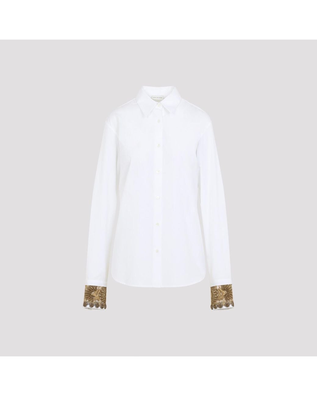 Dries Van Noten White Chloris Shirt