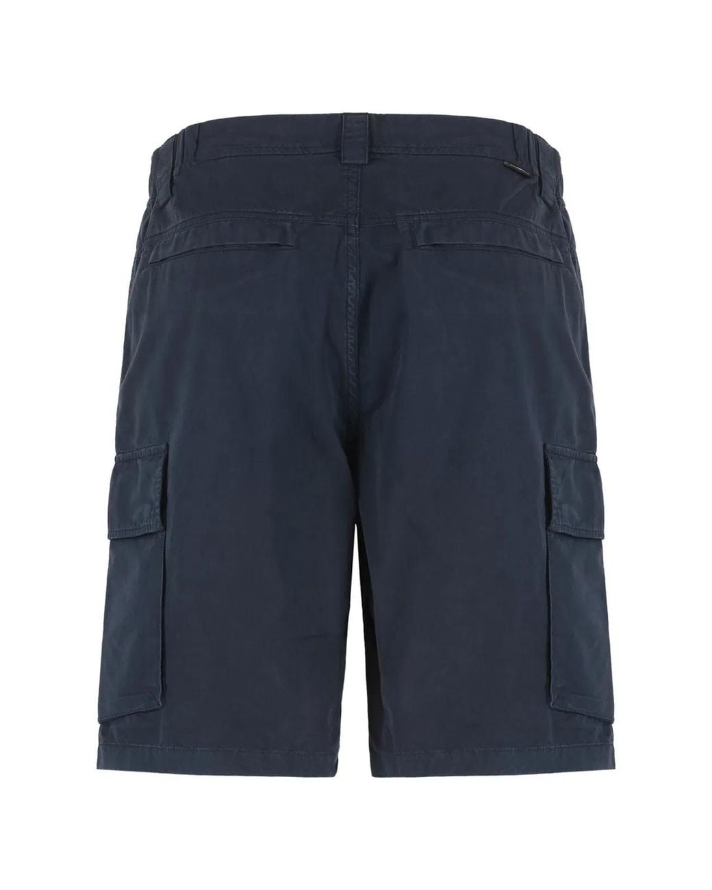 Woolrich Blue Cotton Bermuda Shorts for men