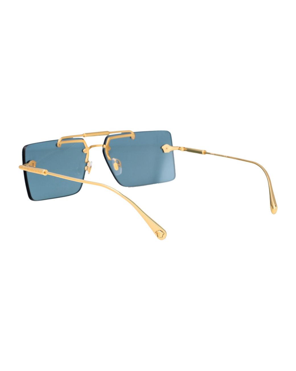 Versace Blue Metal Sunglasses
