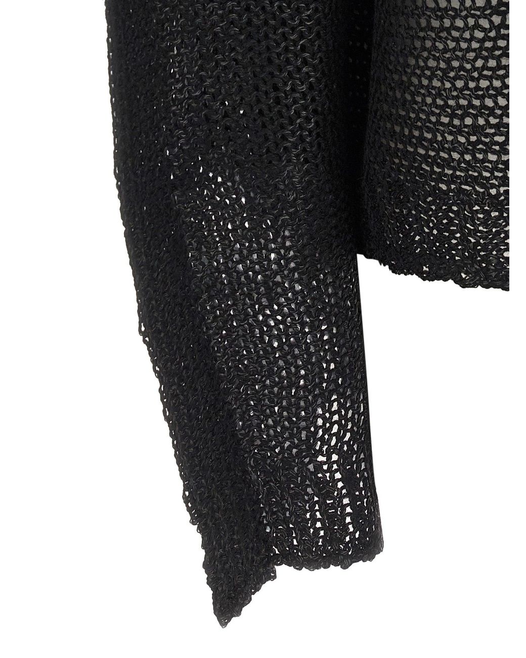 Issey Miyake Black Panini' Top