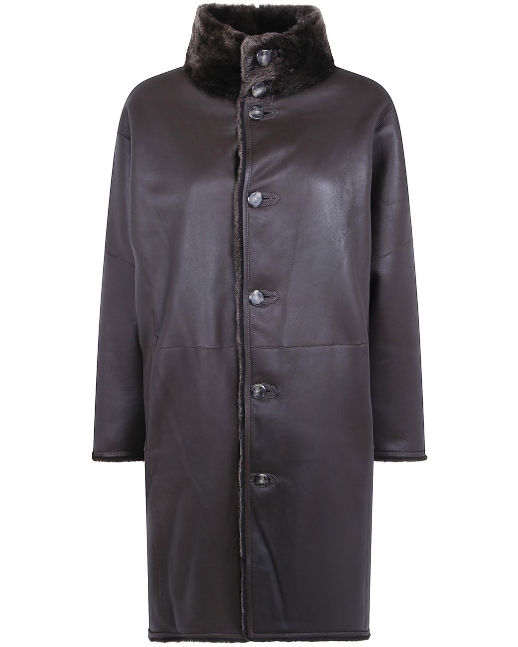 Yves Salomon Black 117 Cm Coat