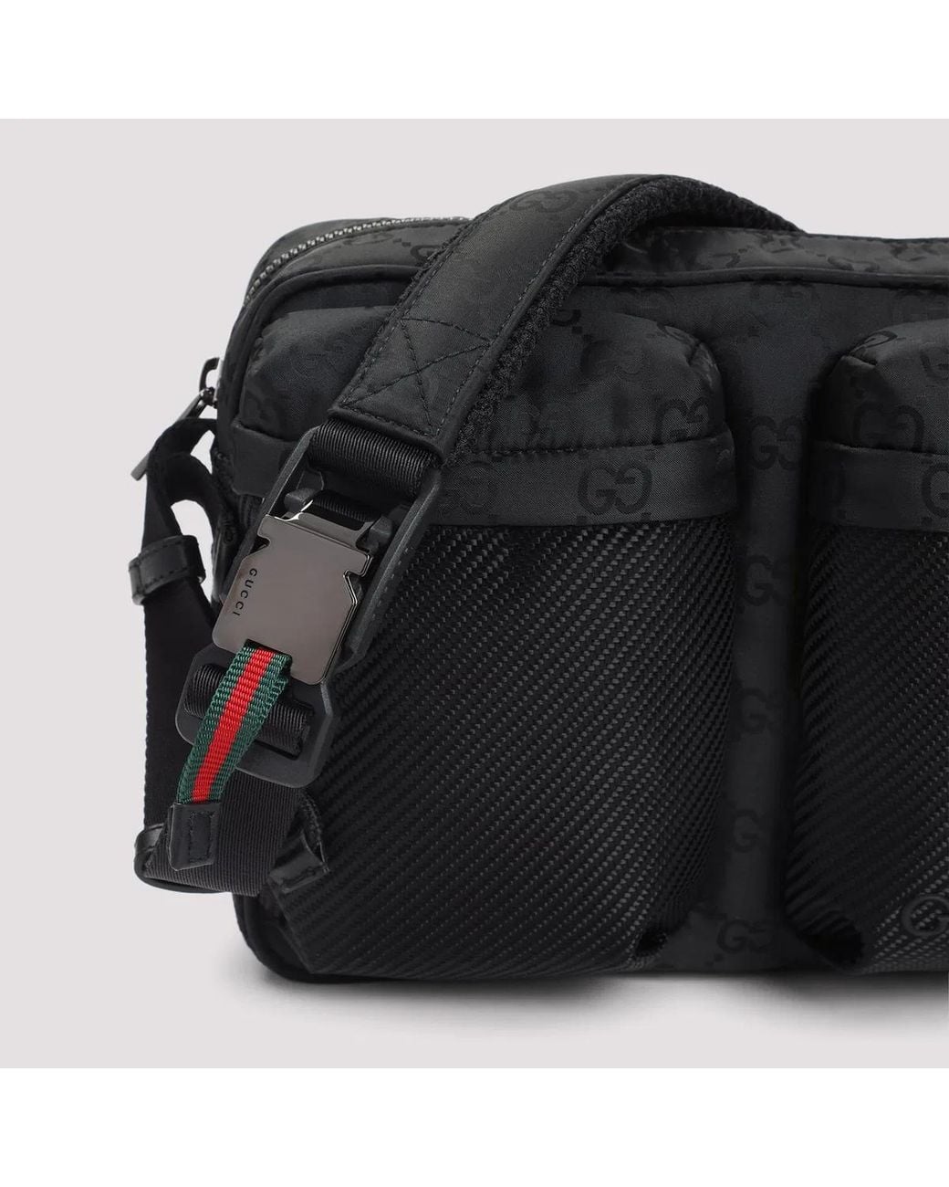 Gucci Black Nexus Small Crossbody Bag for men