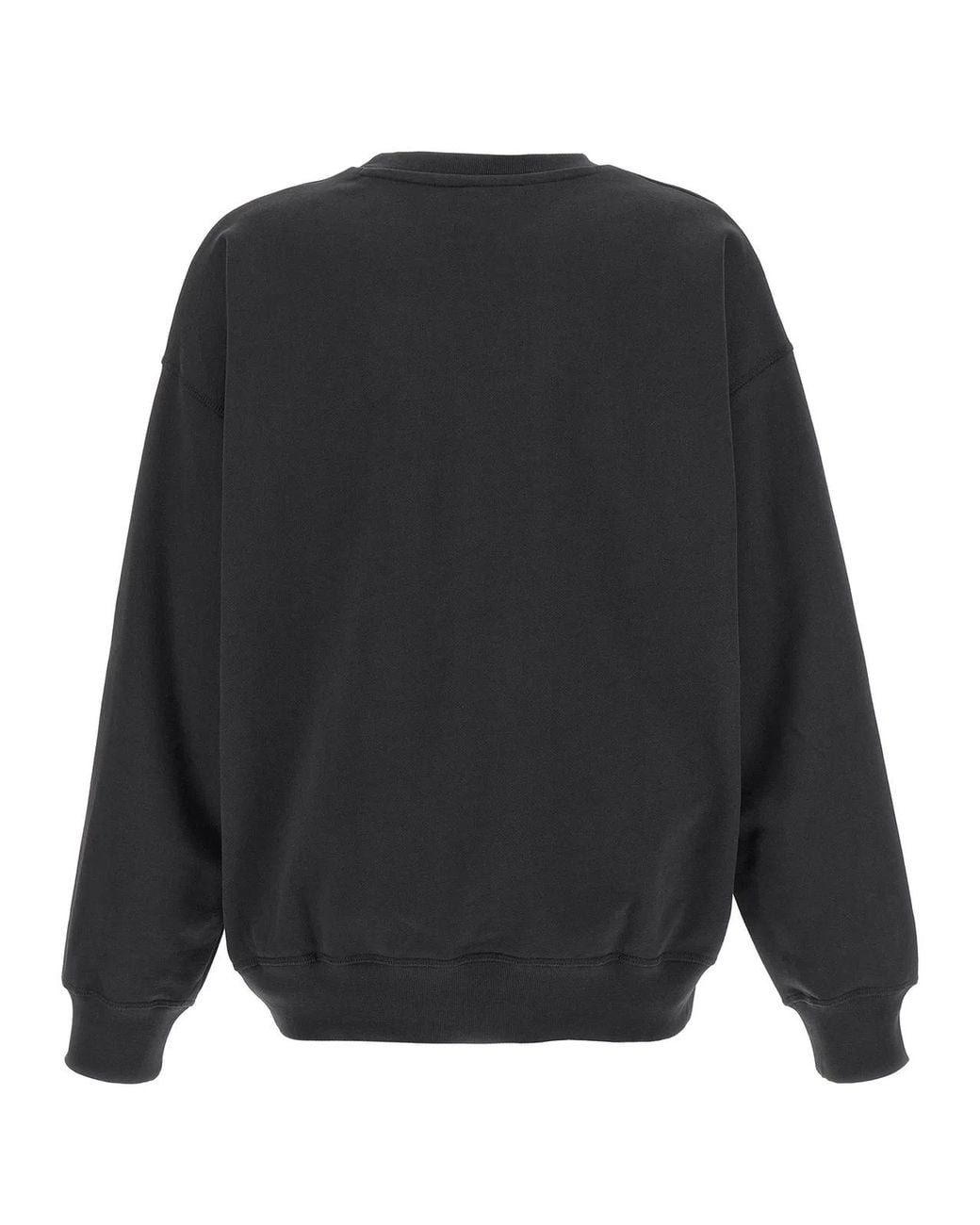 Ganni Gray Organic Cotton Sweatshirt