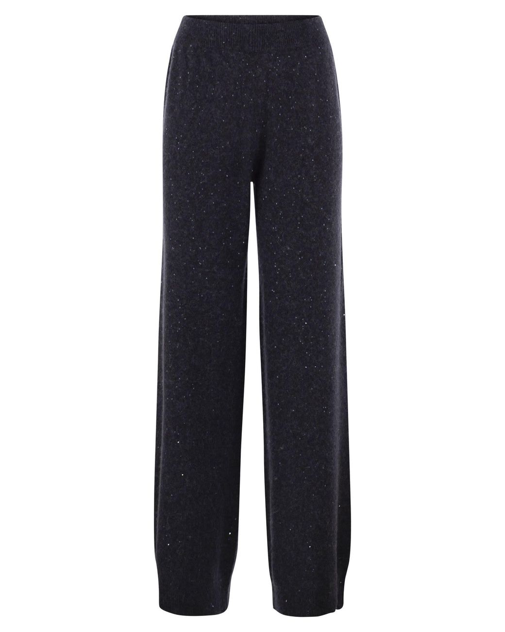 Fabiana Filippi Blue Knitted Trousers