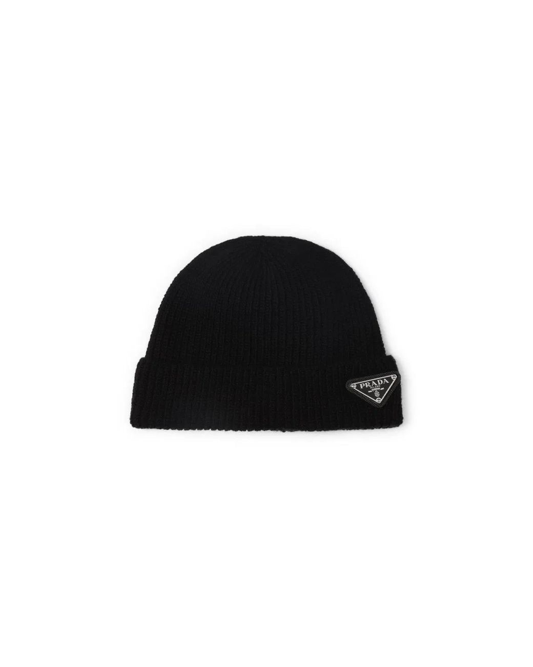 Prada Black Cashmere Hat for men