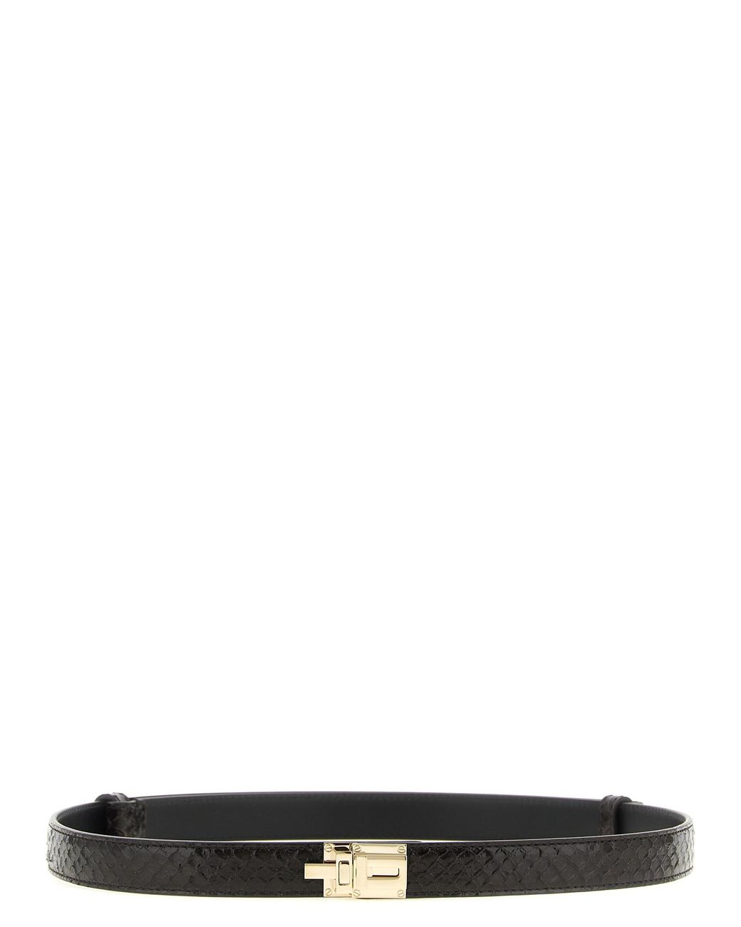 Tom Ford Black 'T Latch' Belt
