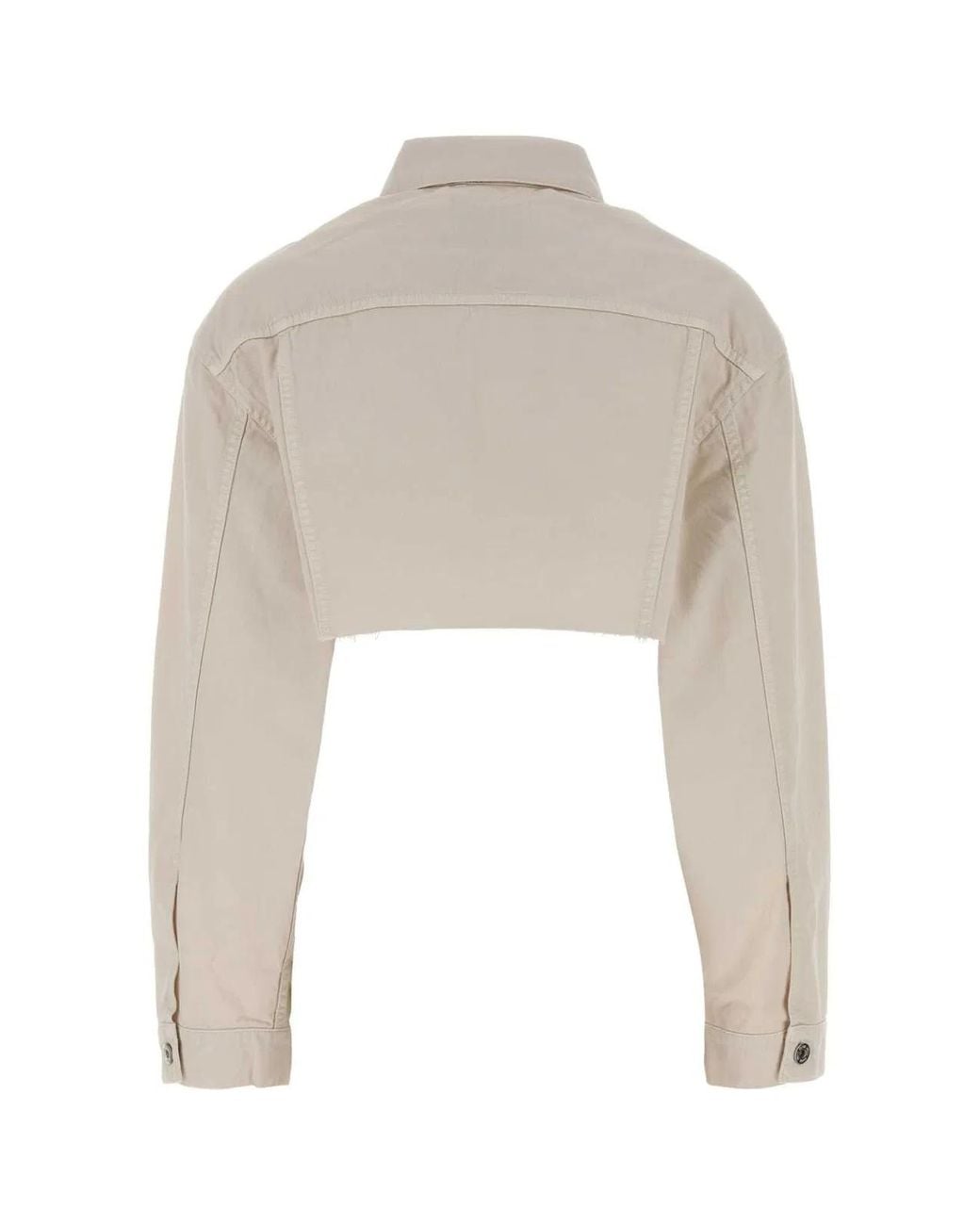 Miu Miu White Ivory Denim Shirt