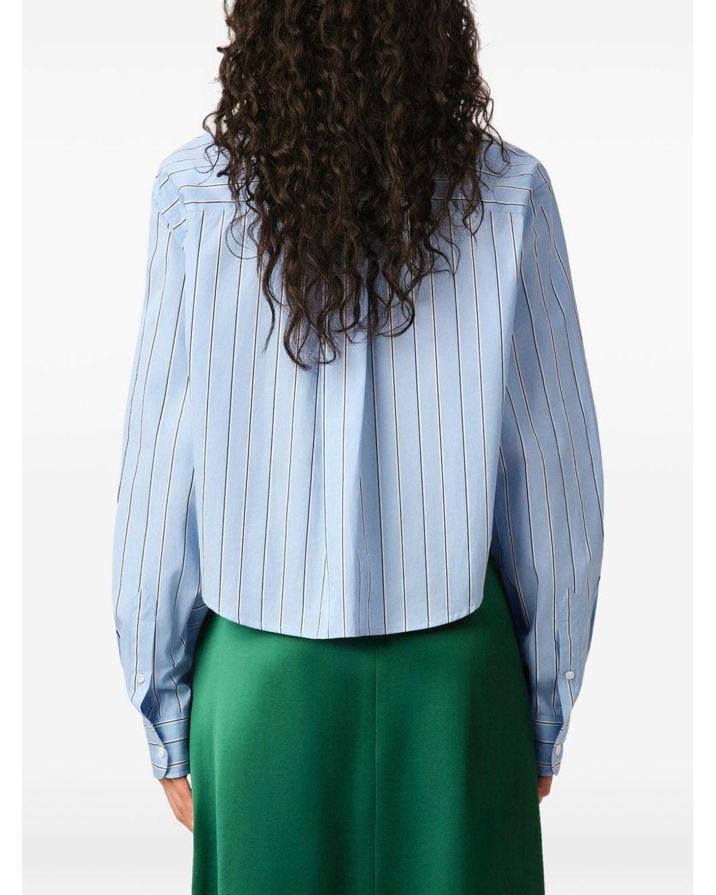 AMI Blue Cotton Shirt