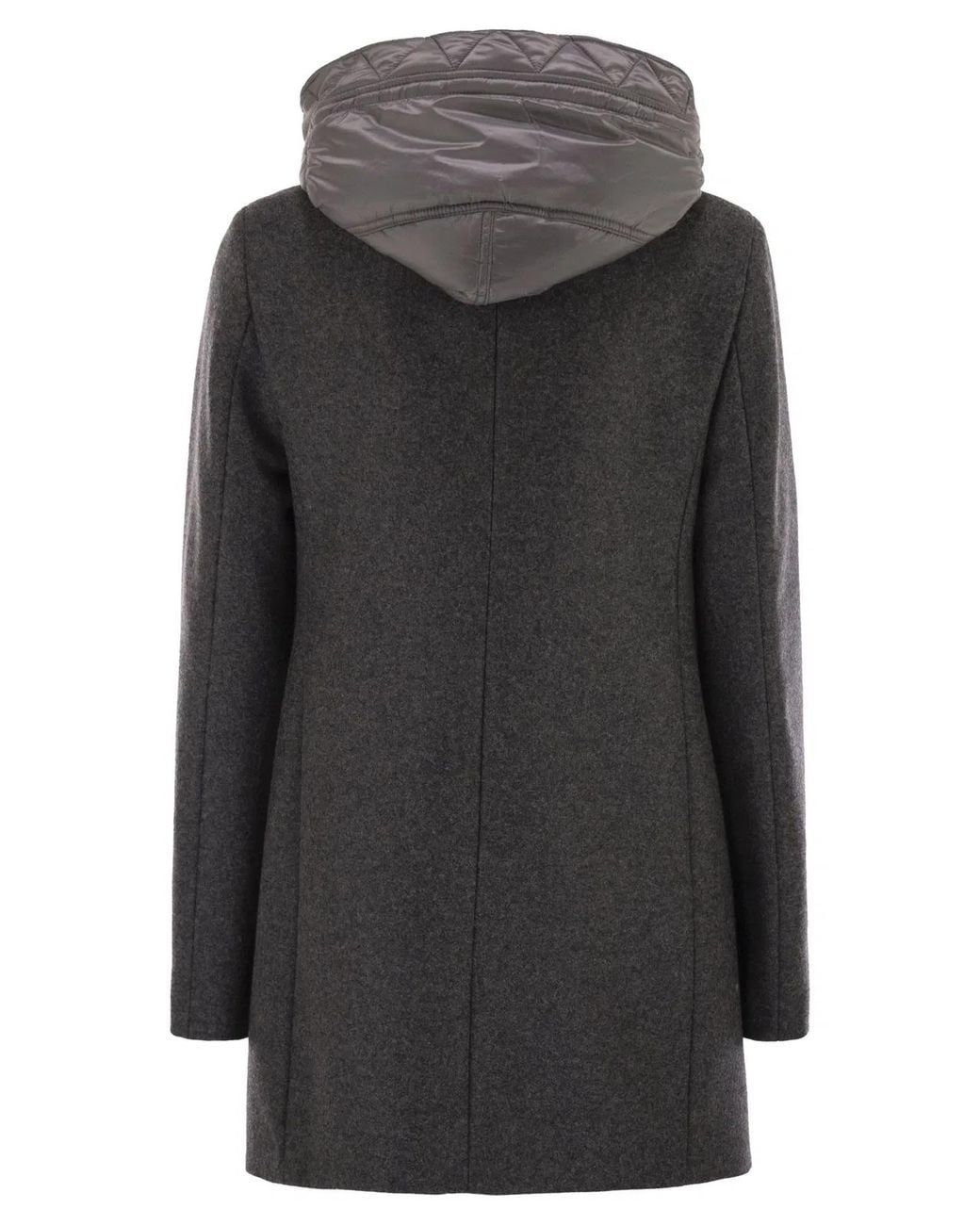 Fay Black Toggle Coat