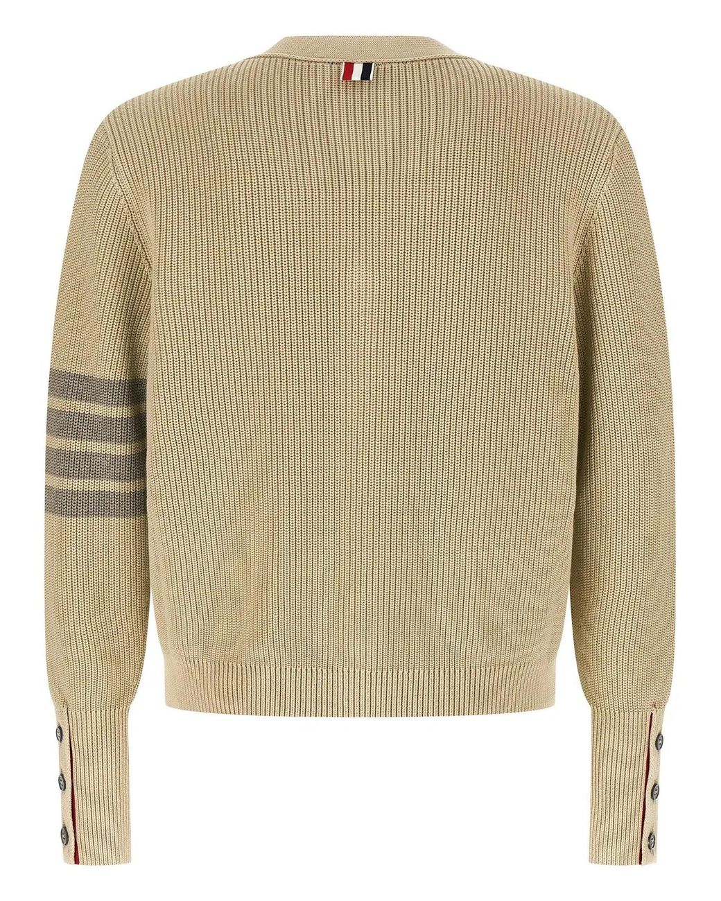 Thom Browne Natural 'Garment Dye' Cardigan for men