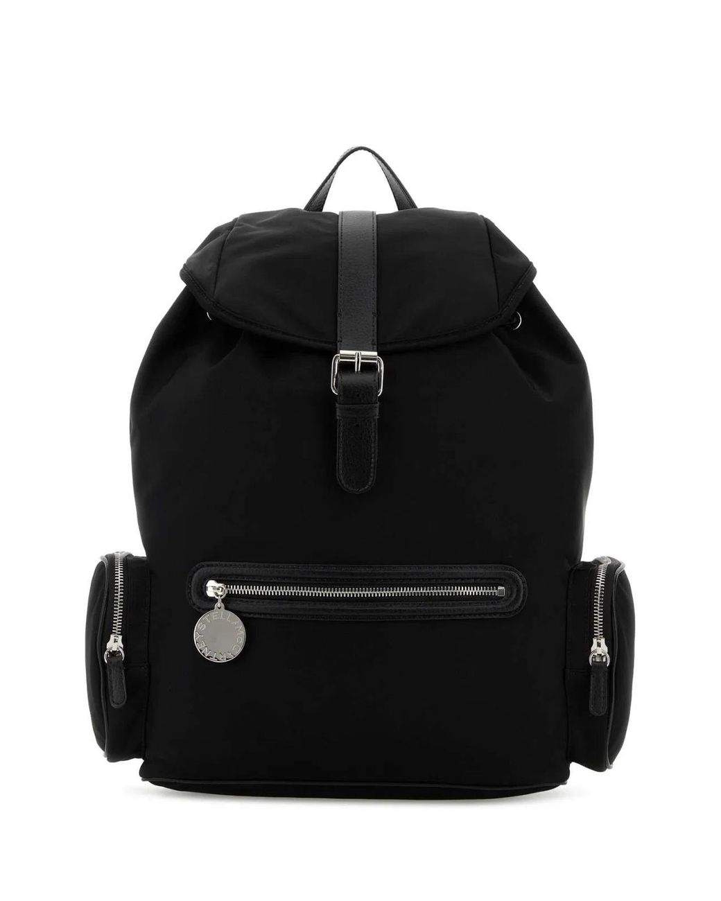 Stella McCartney Black Canvas Dartmoor Backpack