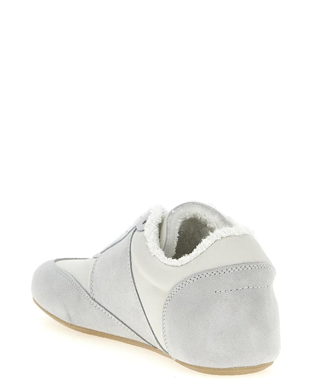 MM6 by Maison Margiela White 'Anatomic' Sneakers