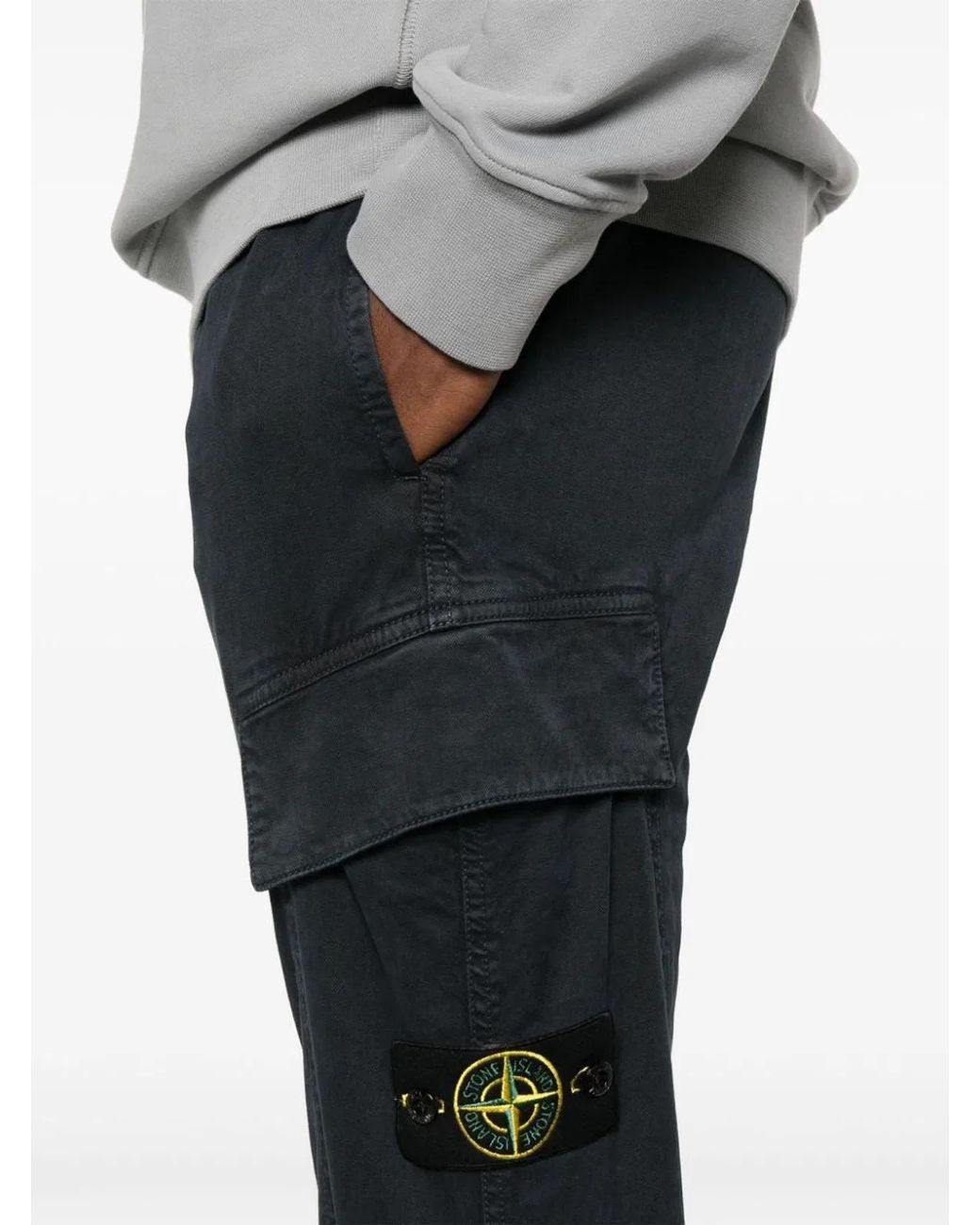 Stone Island Blue Tesp:97Co 3Ea Pants for men