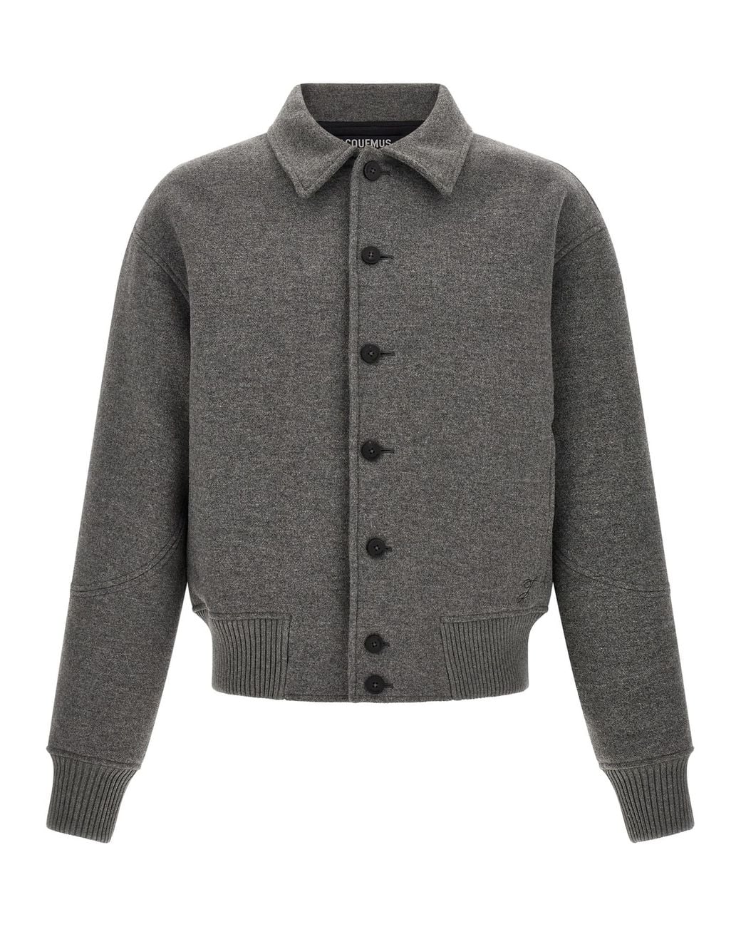 Jacquemus Gray 'Le Bomber Feltro' Bomber Jacket for men