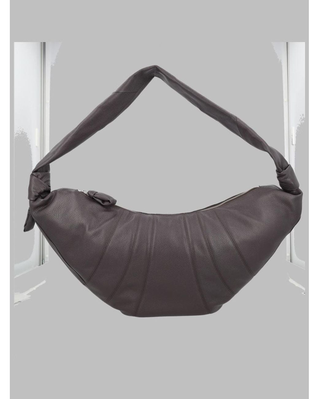 Lemaire Gray Mini Cow Leather Shoulder Bag