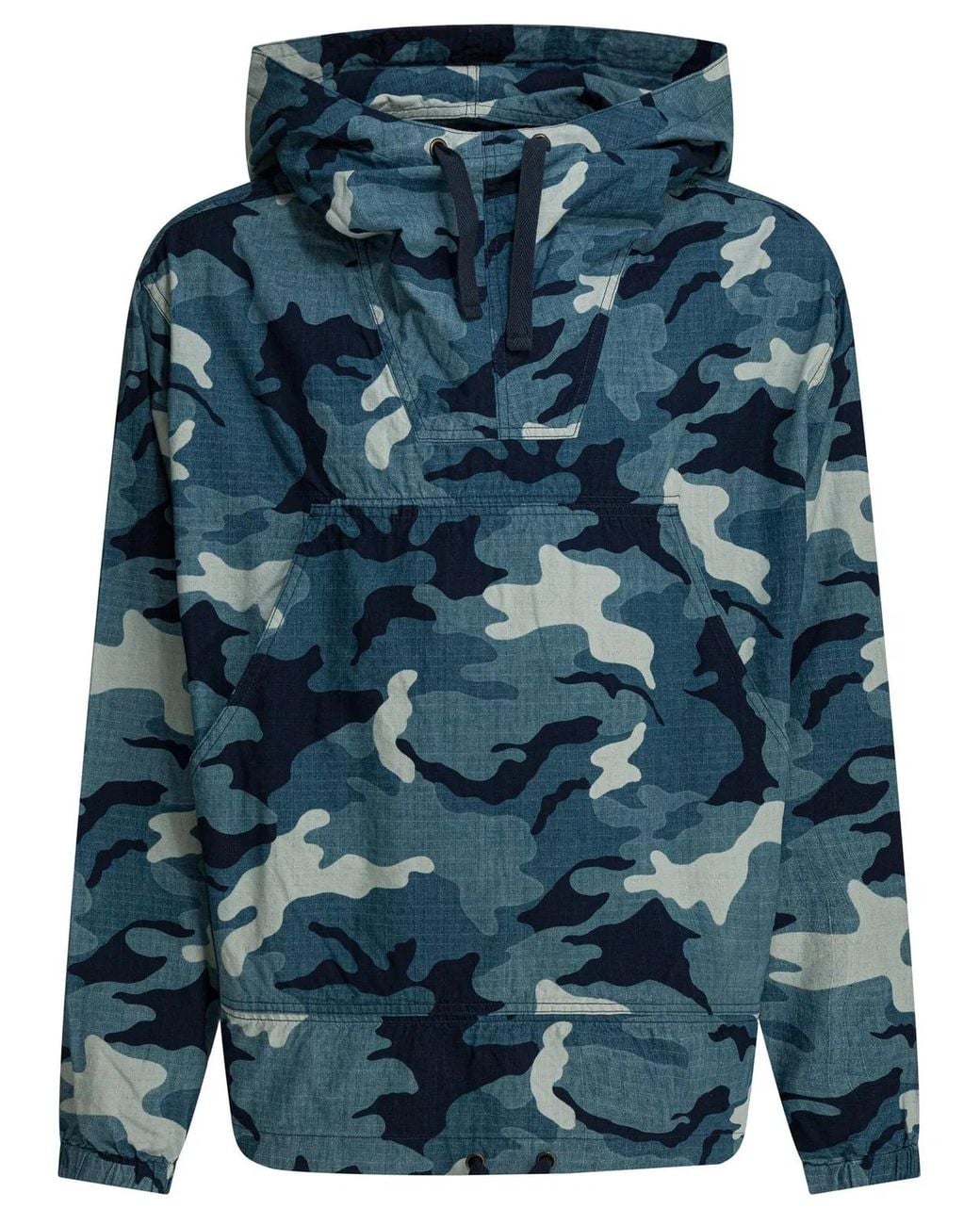 Beams Plus Blue Cotton Jacket for men