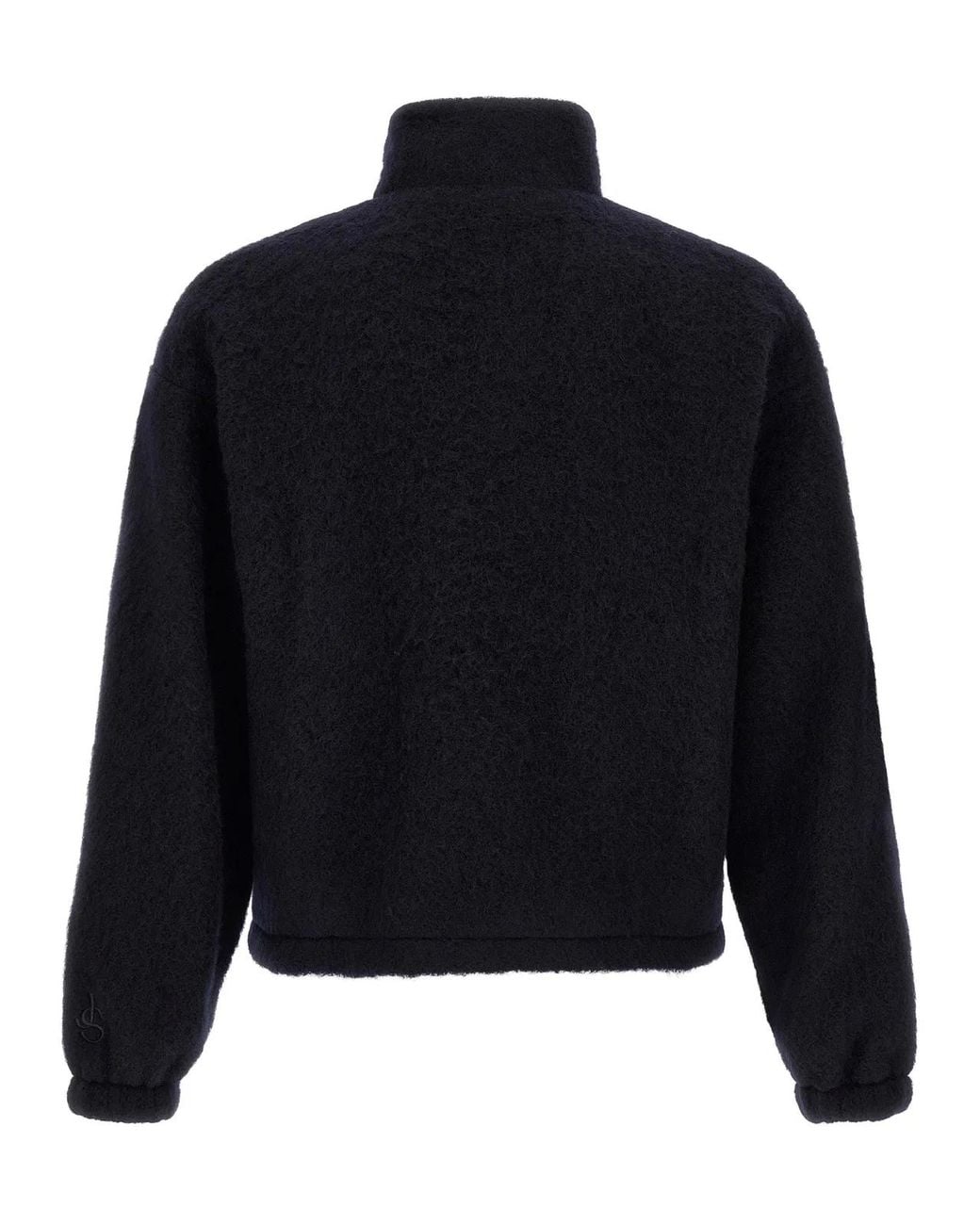 Jil Sander Black Zipped Sweatshirt for men