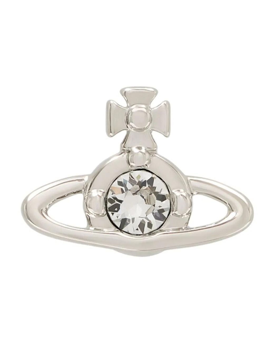 Vivienne Westwood Metallic Nano Solitaire Earring