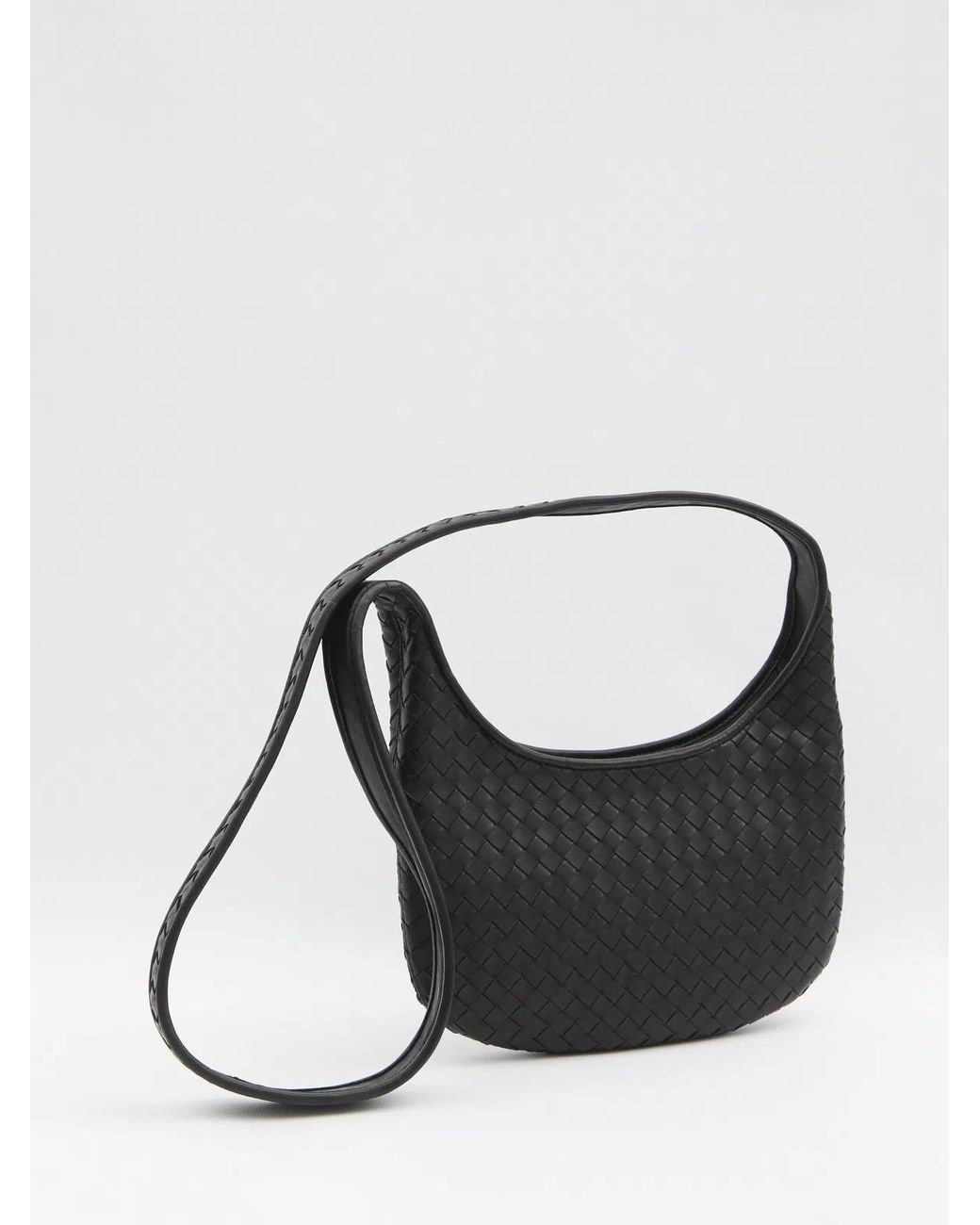 Bottega Veneta Black Intrecciato Crossbody Small for men