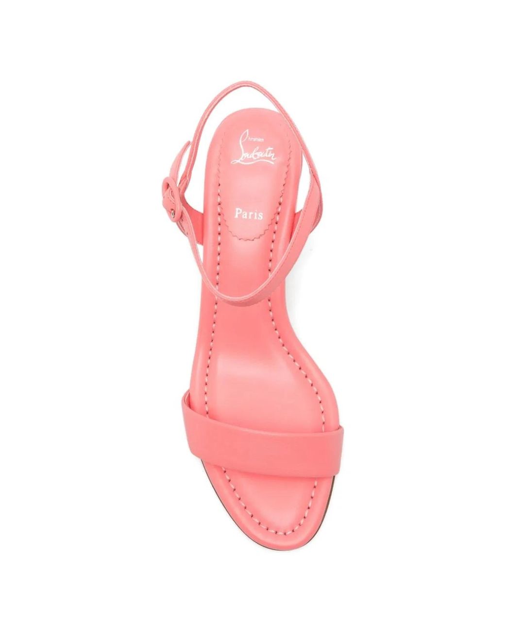 Christian Louboutin Pink Jane Leather Sandals