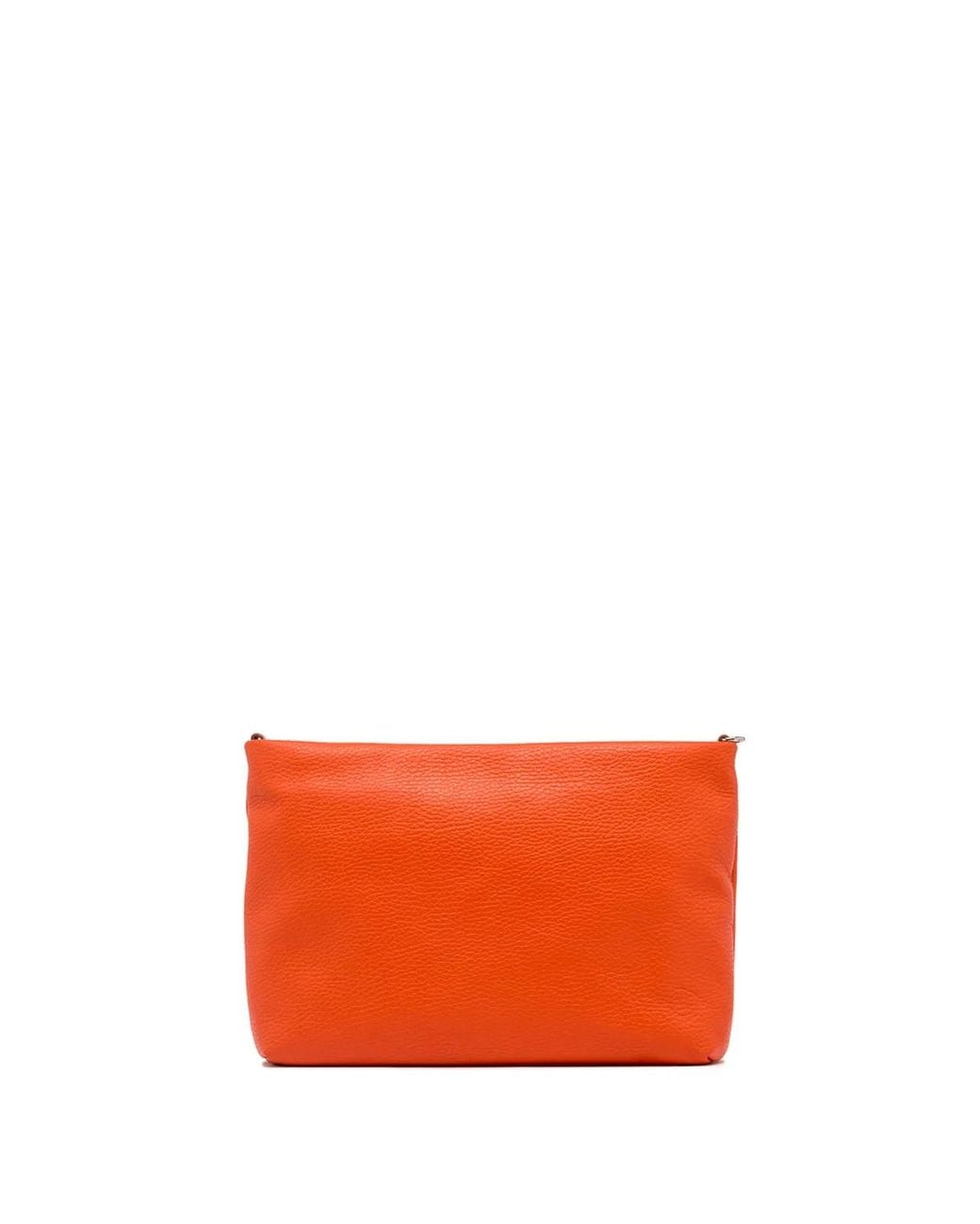 Gianni Chiarini Orange Brenda Clutch Bag
