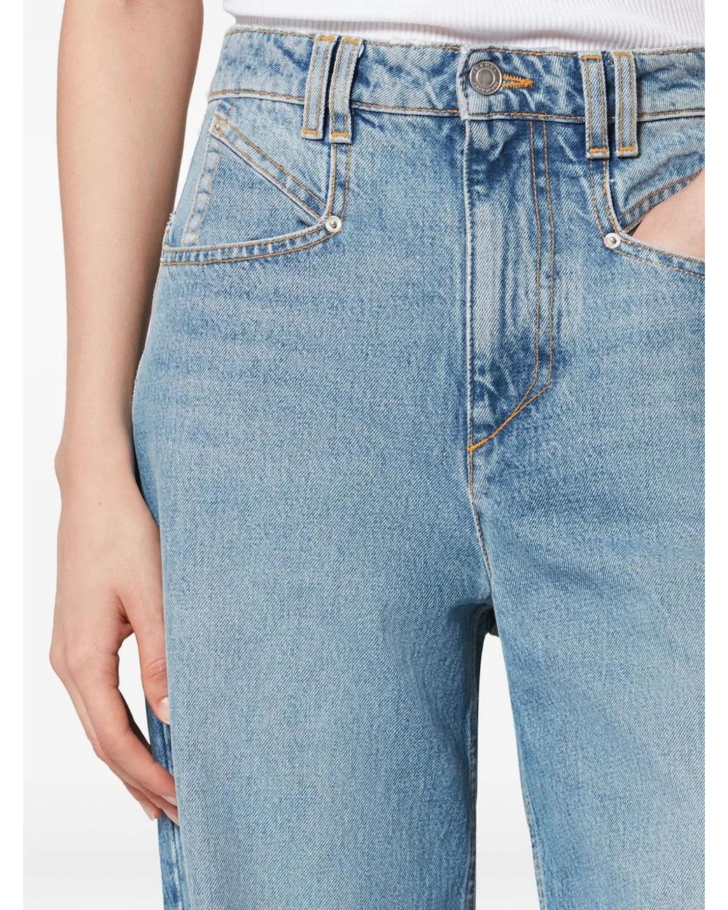 Isabel Marant Blue Pantalone Lemony