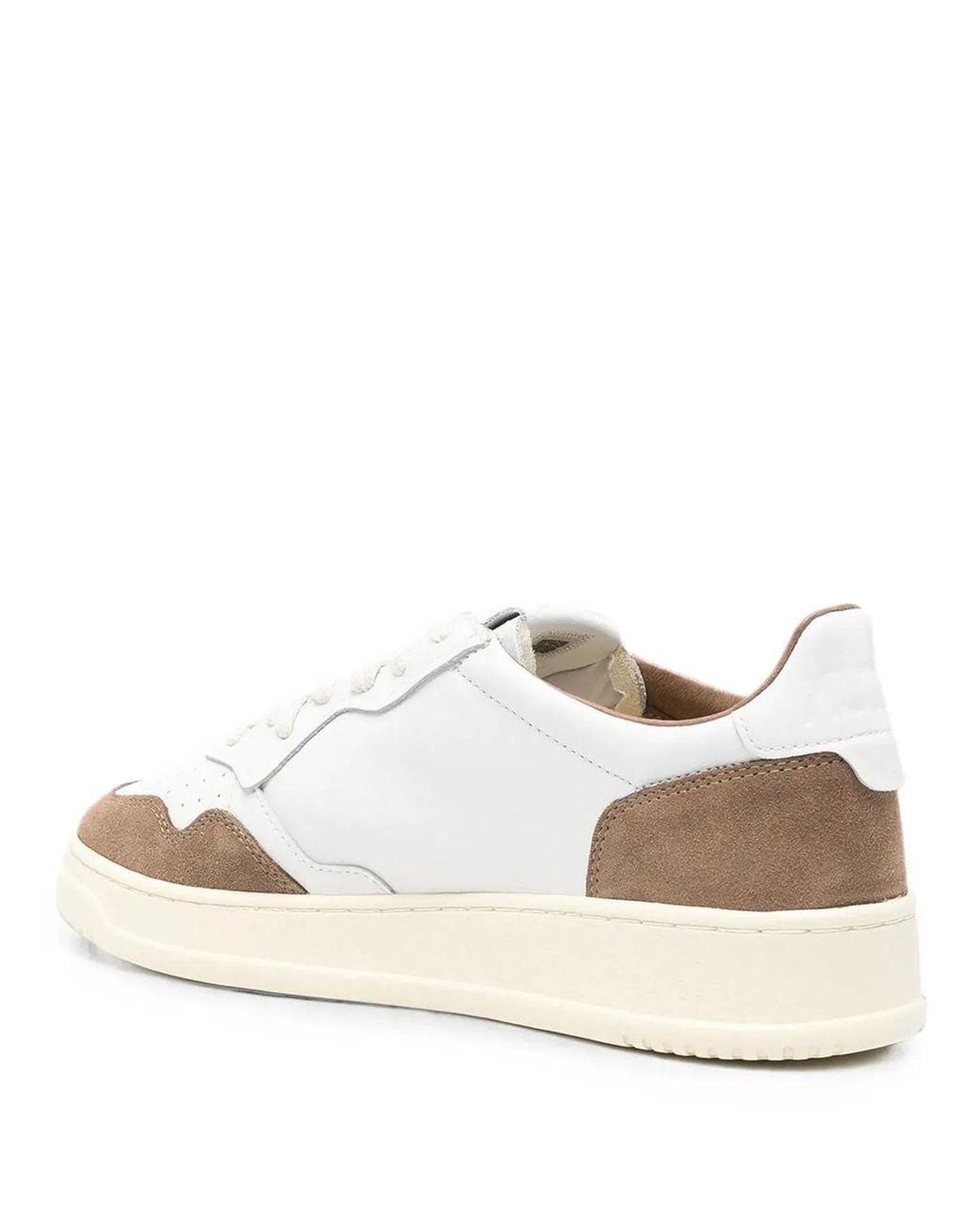 Autry White Medalist Low Sneakers for men