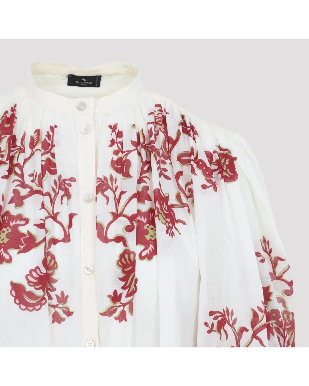 Etro Pink Relaxed Floral Shirt