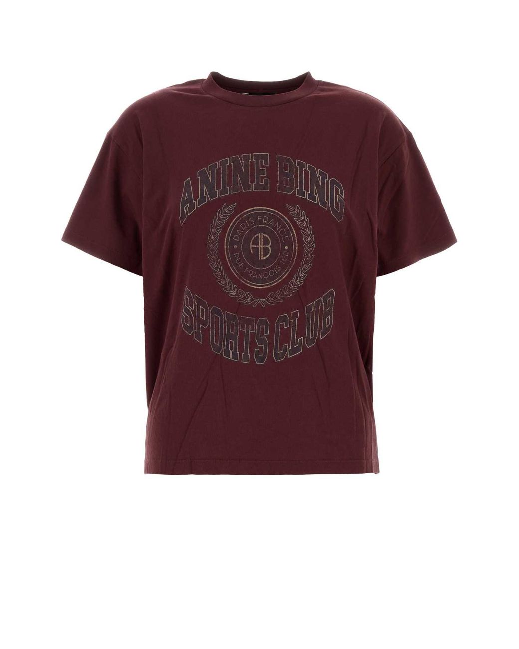 Anine Bing Red The Cade T-Shirt