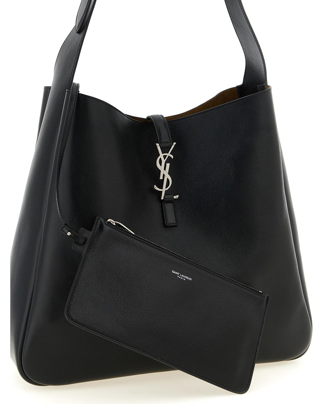 Saint Laurent Black 'Le 5 À 7 Gobo' Maxi Shoulder Bag for men
