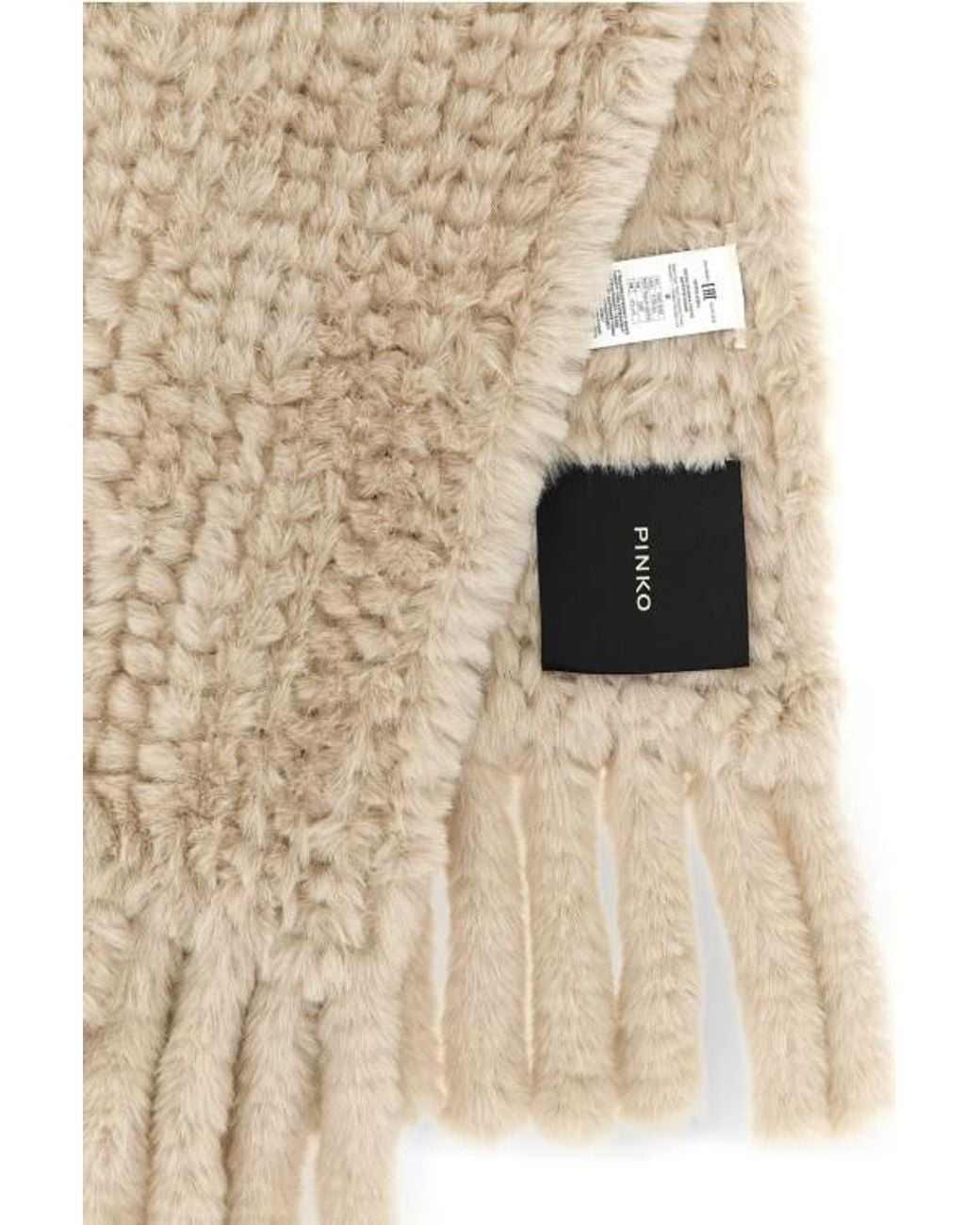 Pinko Natural Polyester Scarf