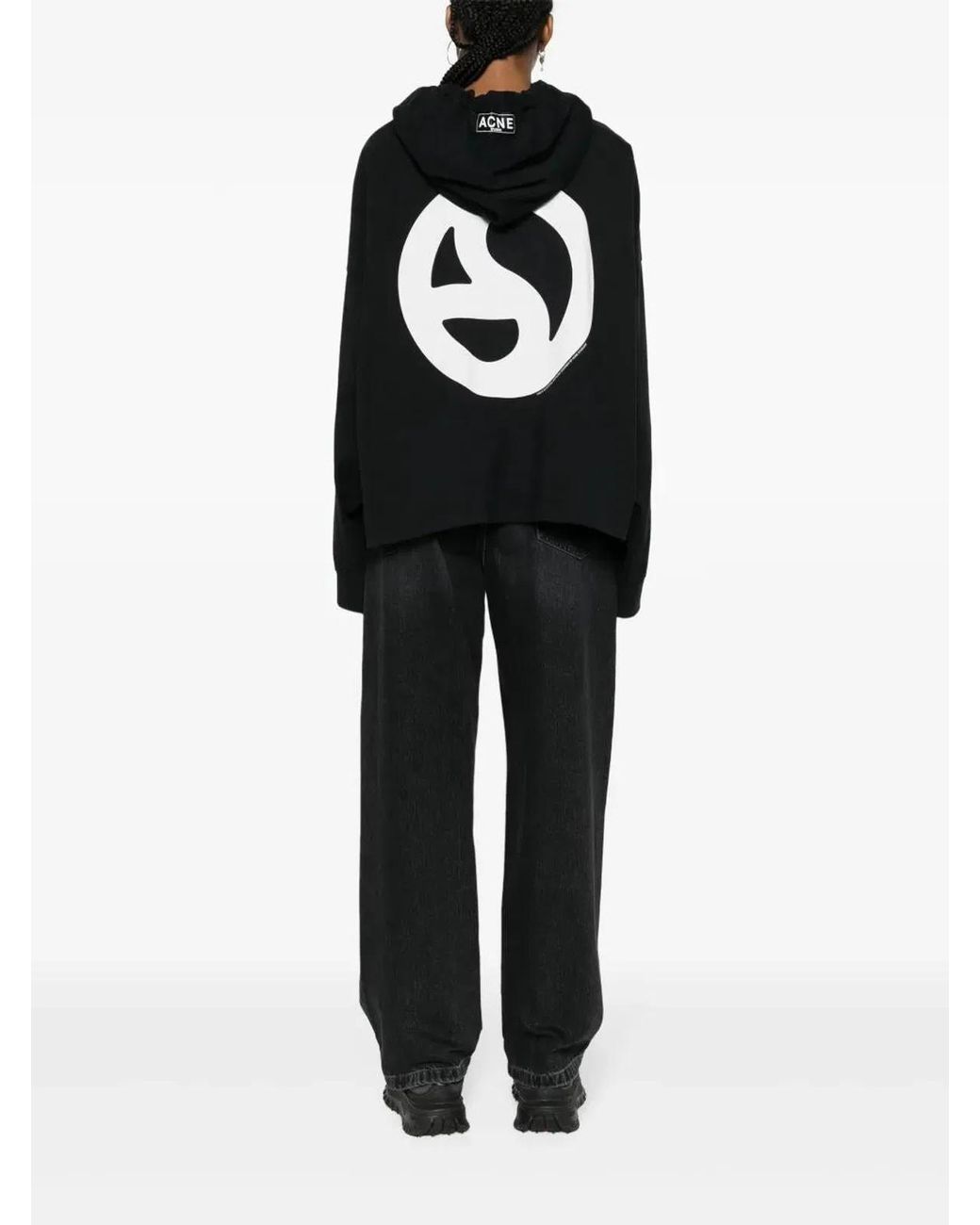 Acne Black Hoodie