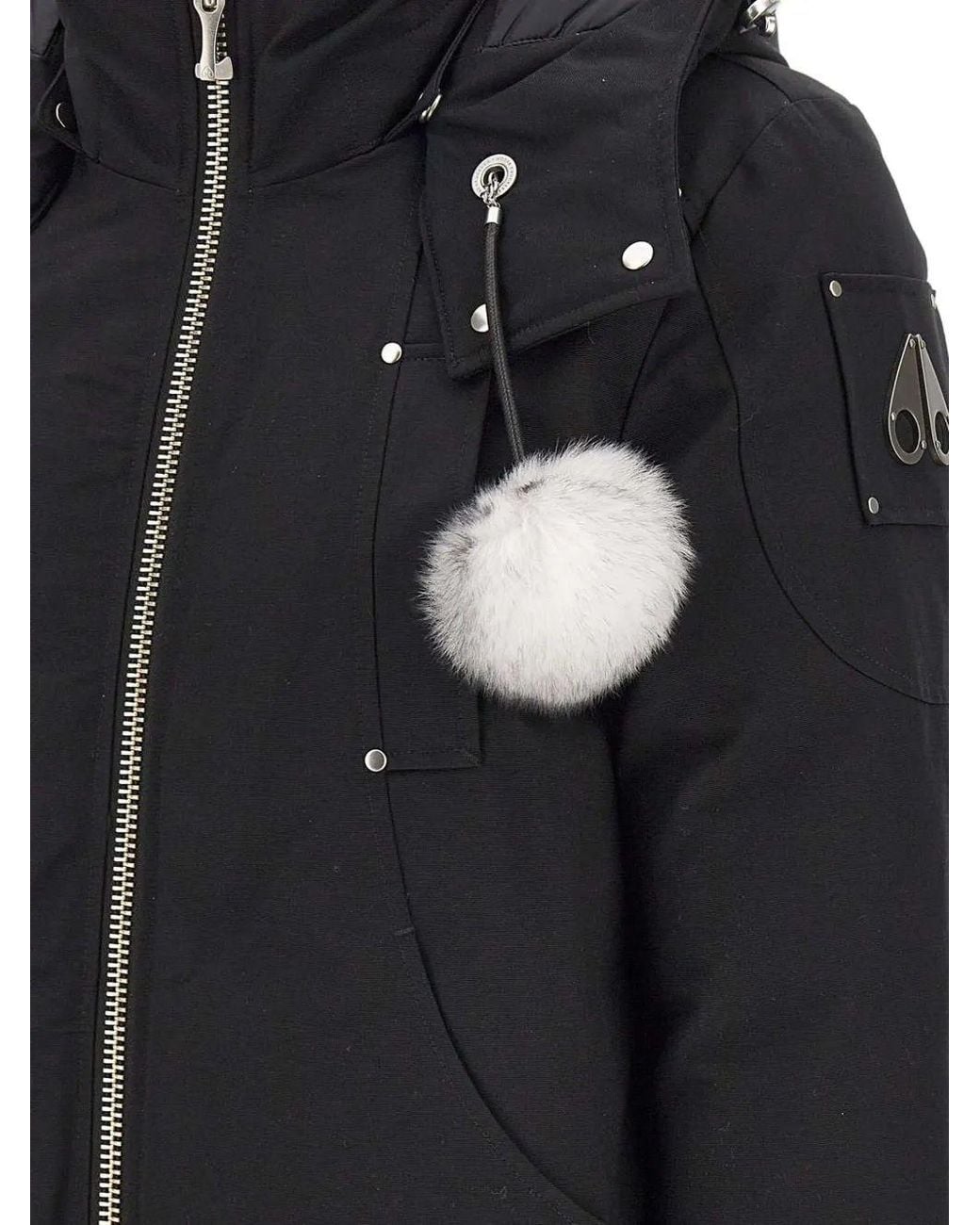Moose Knuckles Black Debbie Down Bomber