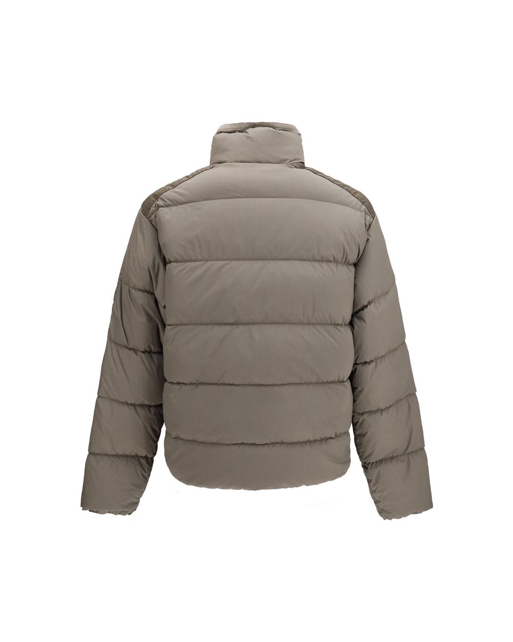 C P Company Gray C.P.Company Nycra-R Puffer Jacket for men