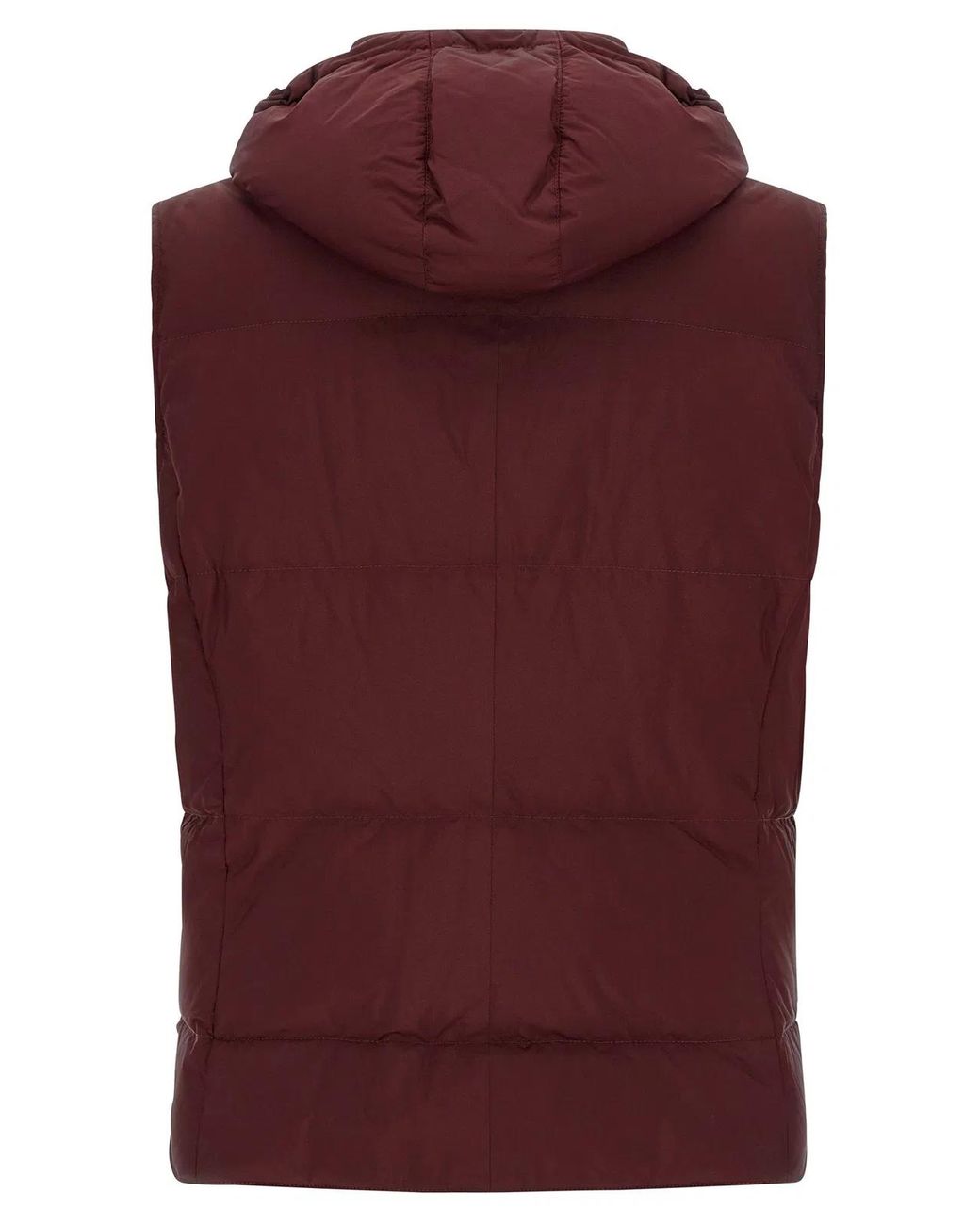 Brunello Cucinelli Purple Padded Vest for men