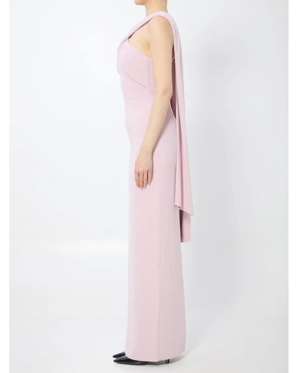 Solace London Pink Rona Maxi Dress