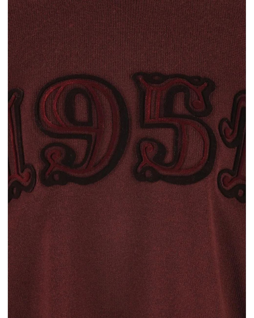 Max Mara Purple Burgundy Wool Blend Fido Sweater